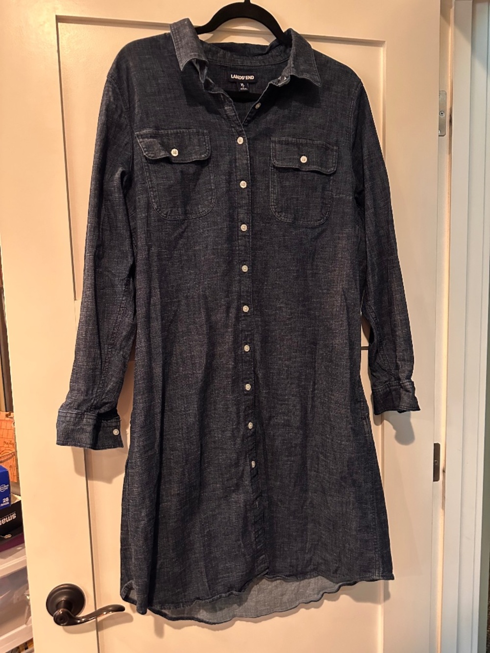 Land's End Chambray Dress excellent used condition